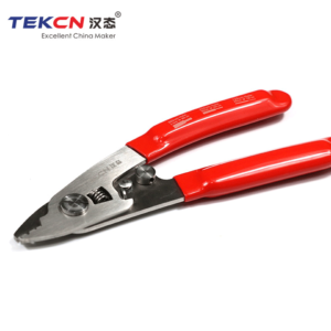 TEKCN TC-01 Three-Hole Fiber Optic Stripper – Precision Fiber Stripping Tool