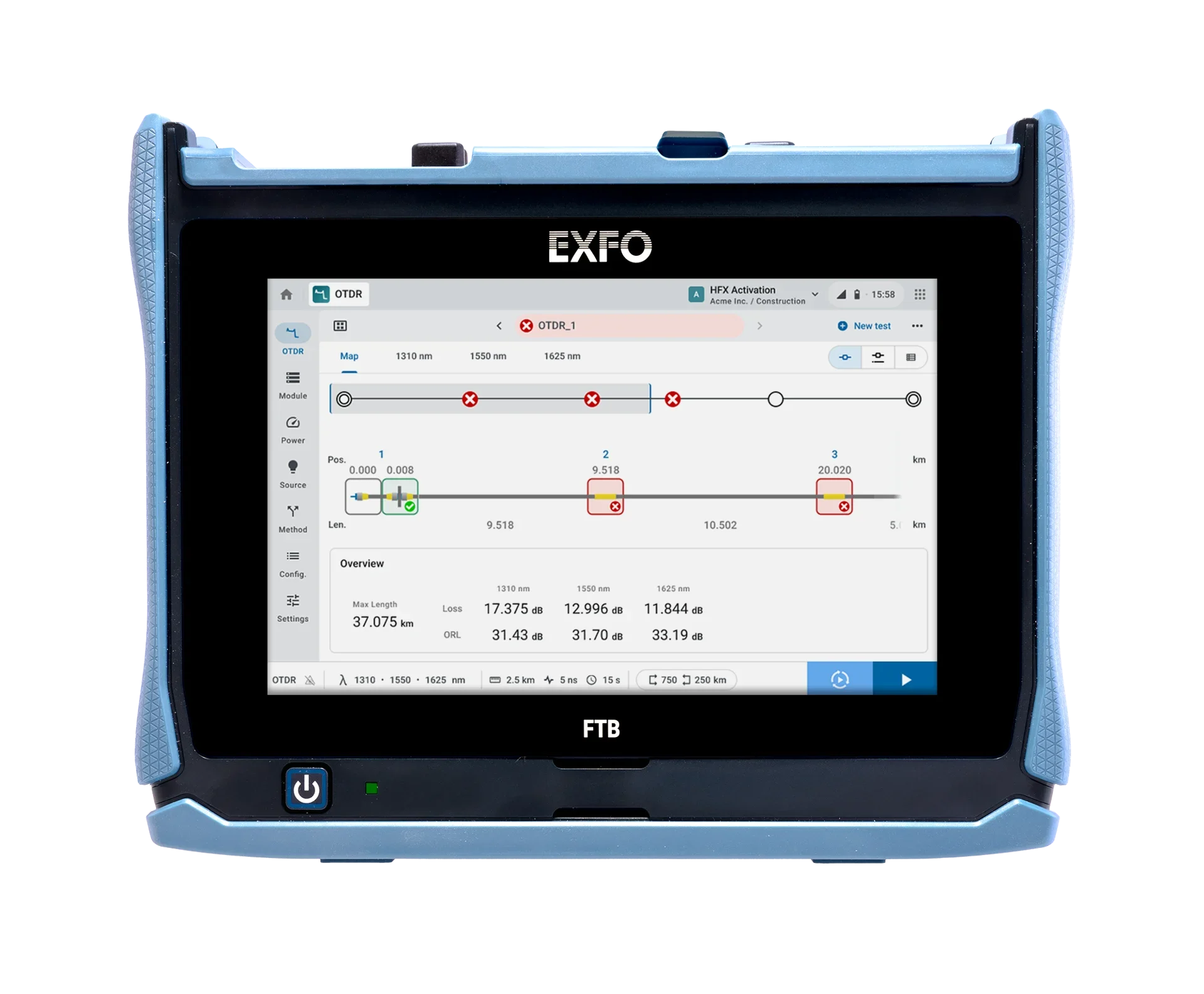 EXFO LITE 720D OTDR